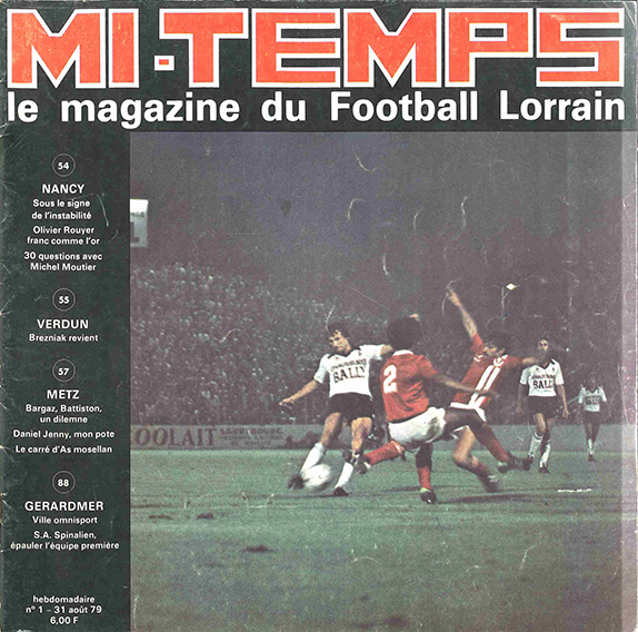 Saison 1979/1980 Journal Mi-Temps n°1